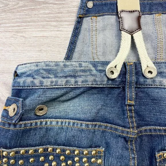 GUESS LIMITED EDITION VEROS STUDDED OVERALLS - Picture 13 of 16